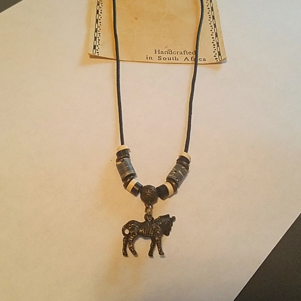 A Handcrafted necklace.